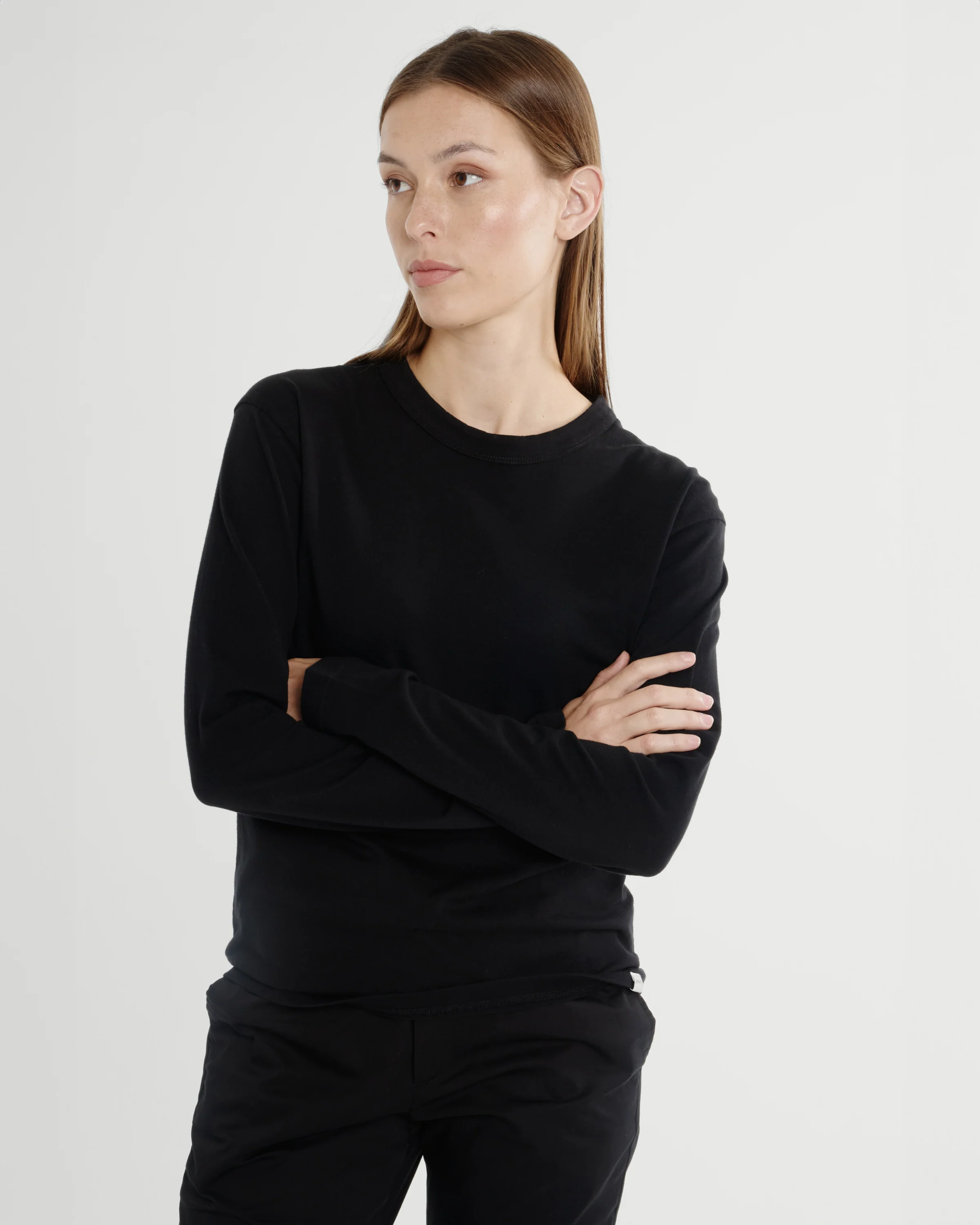 The Unisex Longsleeve T-Shirt - Black - Image 3